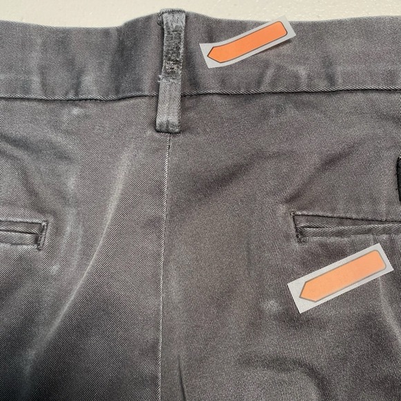 Banana Republic Aiden Slim Fit Chinos 33x30 (32x29) Rapid Movement Gray Preppy - Picture 7 of 8